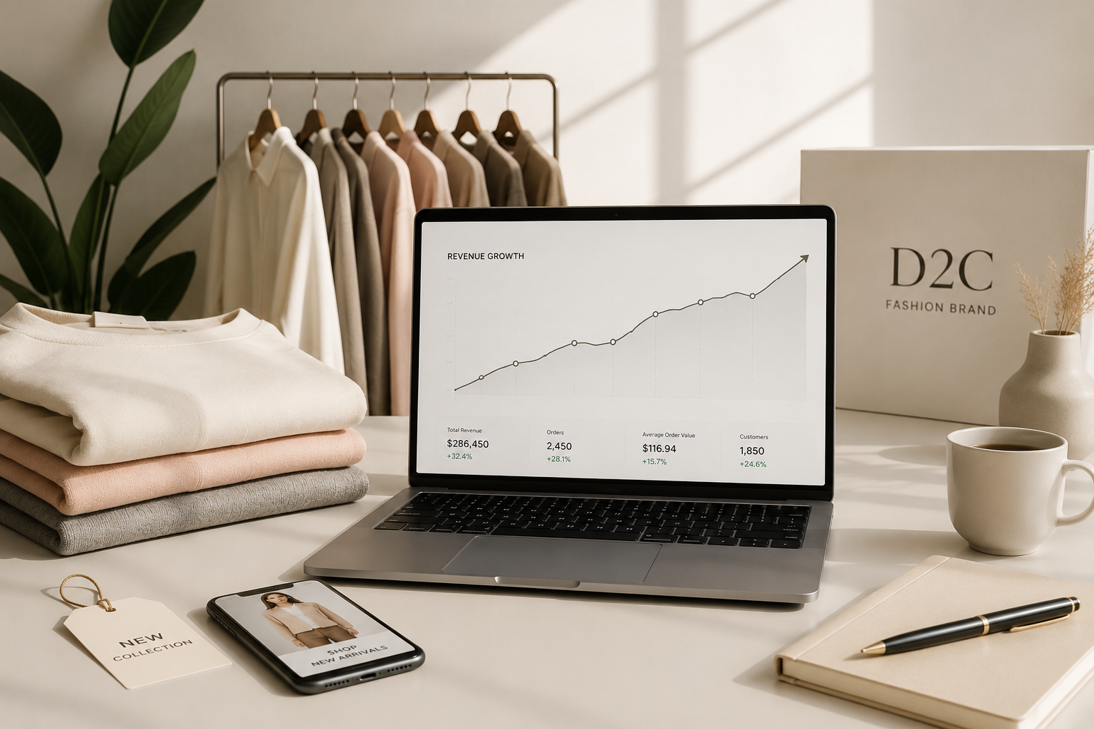D2C Fashion Brand Revenue Growth